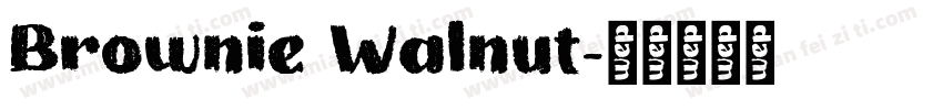 Brownie Walnut字体转换